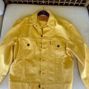 Levi's Butter Yellow 941B Denim Jacket Medium